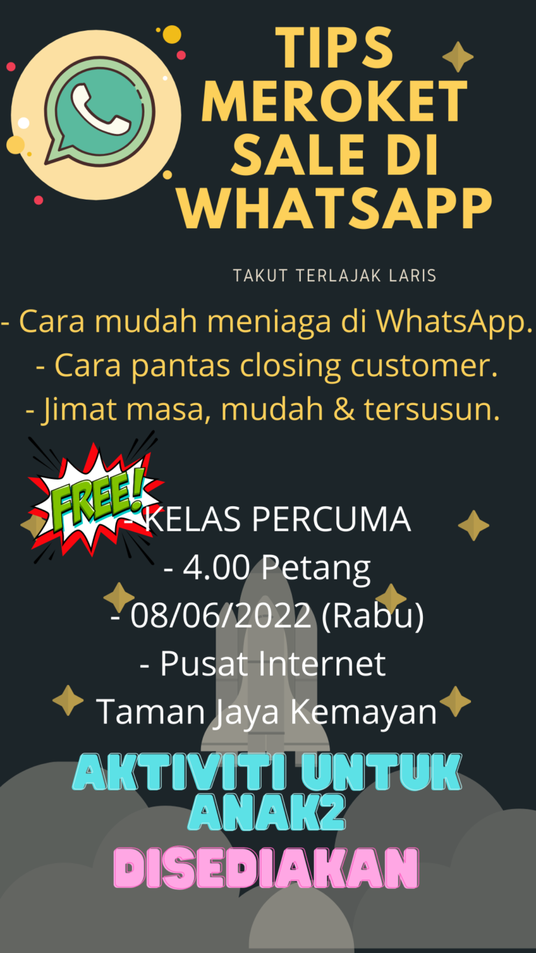 Tips Meroket Sale Di WhatsApp