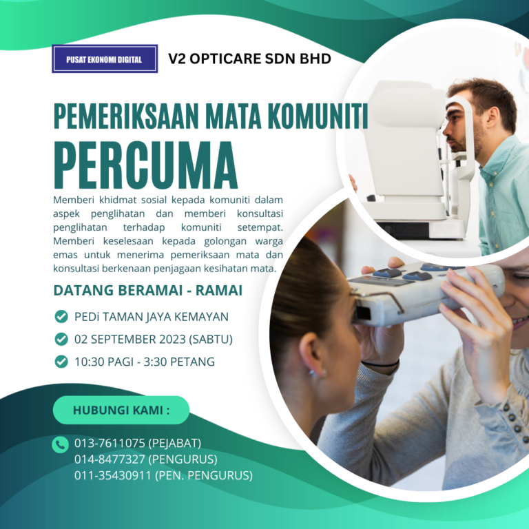 PEMERIKSAAN MATA KOMUNITI PERCUMA